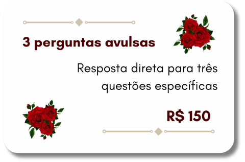 Carta com bordas vermelhas indicando serviço prestado