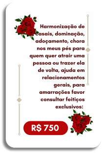 Carta com bordas vermelhas indicando serviço prestado