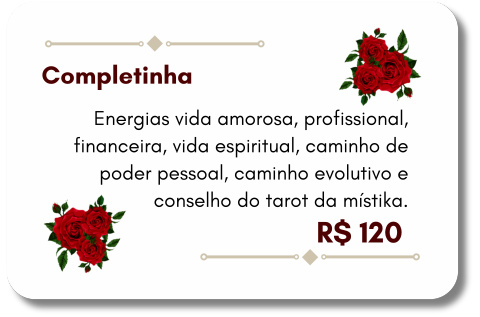 Carta com bordas vermelhas indicando serviço prestado