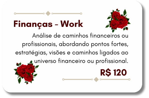 Carta com bordas vermelhas indicando serviço prestado